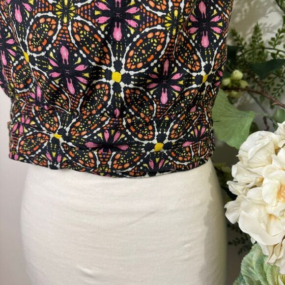 ANTHROPOLOGIE | one-shoulder linen top | medium | linen - Picture 4 of 12